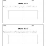 Beaufiful Elkonin Bo Template Images Gallery. Elkonin Boxes   Free Printable Elkonin Boxes