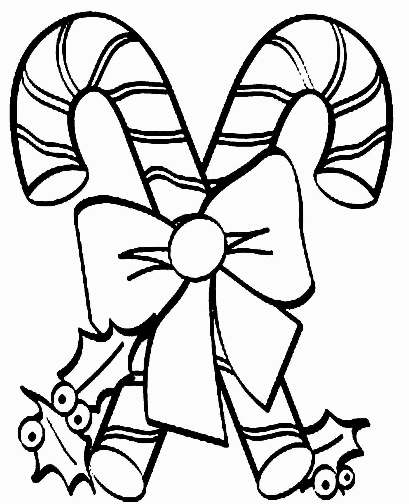 Beautiful Christmas Candy Cane Coloring Pages | Www.pantry-Magic - Free Candy Cane Template Printable