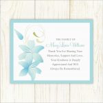 Beautiful Free Funeral Thank You Cards Templates | Best Of Template   Thank You Sympathy Cards Free Printable