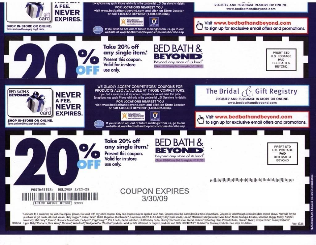 Bed Bath And Beyond Coupon Code | Bed Bath And Beyond Coupon | Bath - Free Printable Bed Bath And Beyond 20 Off Coupon