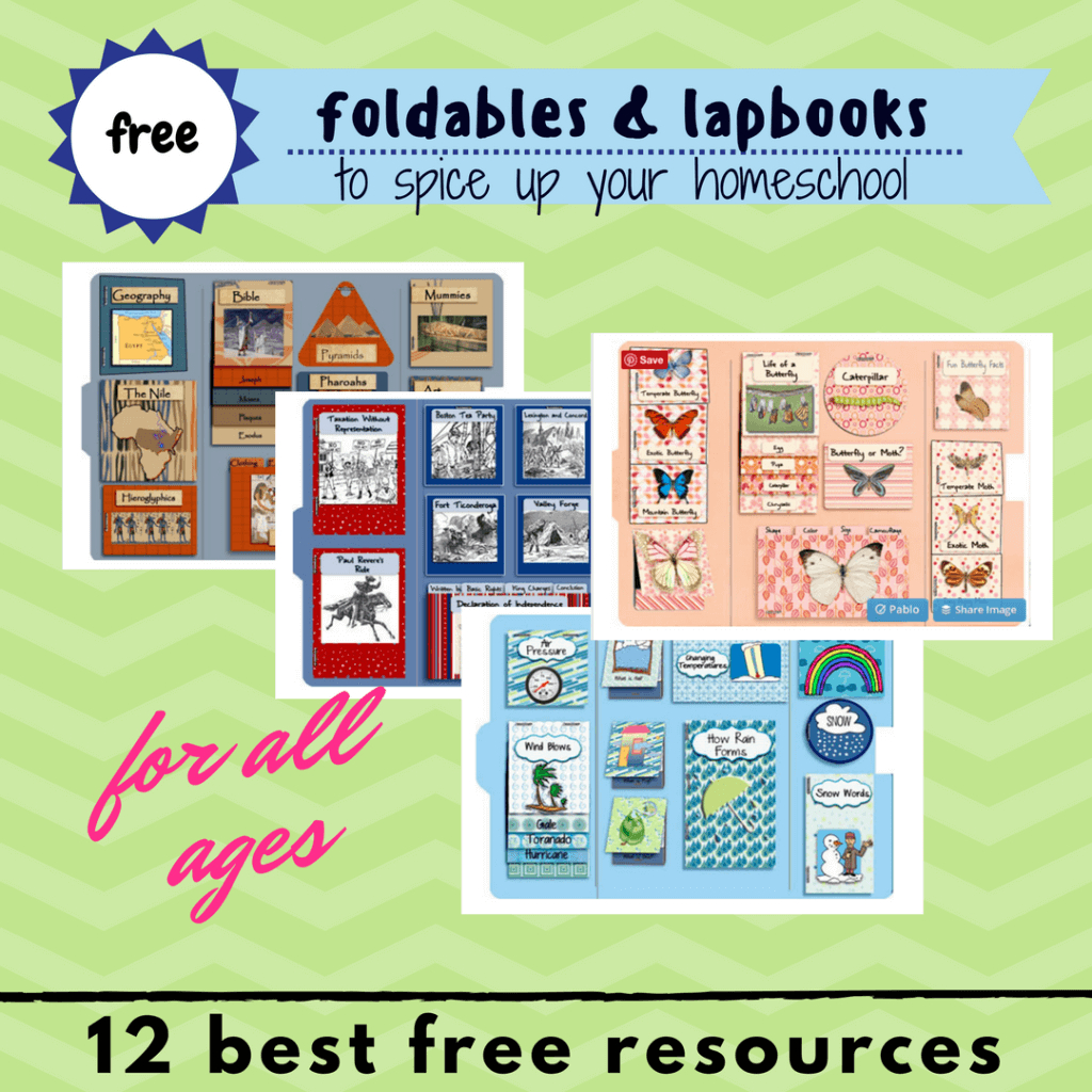 Best 12 Free Foldables Lapbooks Printables For Homeschooling Free