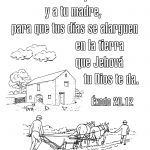 Bible Spanish Coloring Pages Free Printable | Spanish Bible Verse   Free Printable Bible Story Coloring Pages