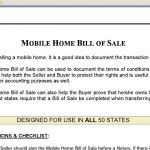Bill Of Sale Mobile Home (17 Photos)   Bestofhouse | 23741   Free Printable Bill Of Sale For Mobile Home