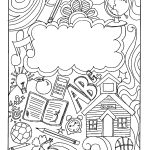 Binder Cover Coloring Page Binder Cover Printable Coloring Page   Free Printable Binder Covers To Color