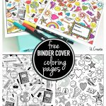 Binder Cover Coloring Pages   Free Printable Binder Covers To Color