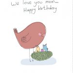 Birthday #card Free Printable We Love You Mom Greeting Card   Free Printable Birthday Cards For Mom