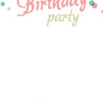 Birthday Party Dots   Free Printable Birthday Invitation Template   Free Printable Birthday Invitation Templates