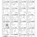 Black And White Alphabet Chart (Free Printable)   Doozy Moo   Free Printable Alphabet Chart
