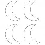 Blank Moon Templates | Printable Moon Shapes   One Inch Stencils Printable Free