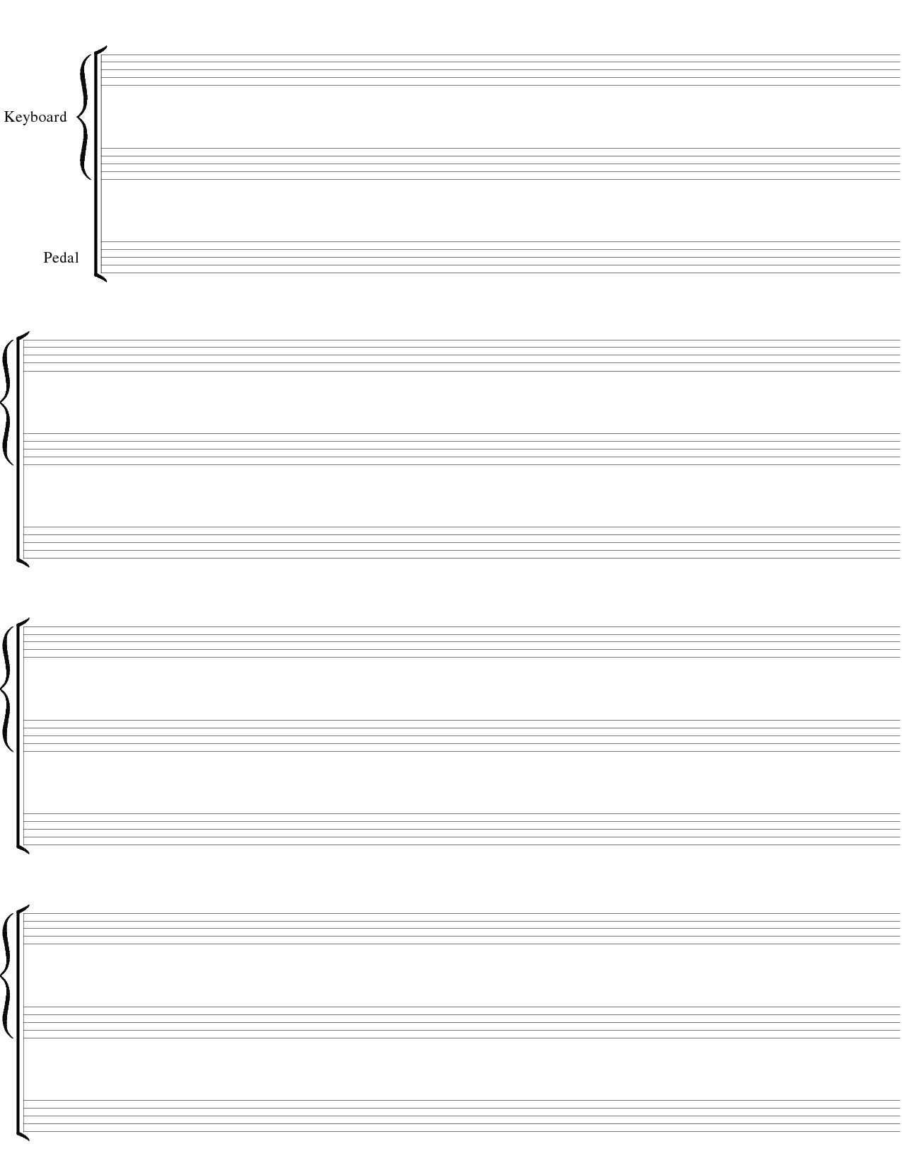 Blank Sheet Music Png &amp;amp; Free Blank Sheet Music Transparent - Free Printable Blank Music Staff Paper