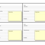 Blank Vocabulary Card Template | Frayer Models | Vocabulary Cards   Free Printable Blank Index Cards