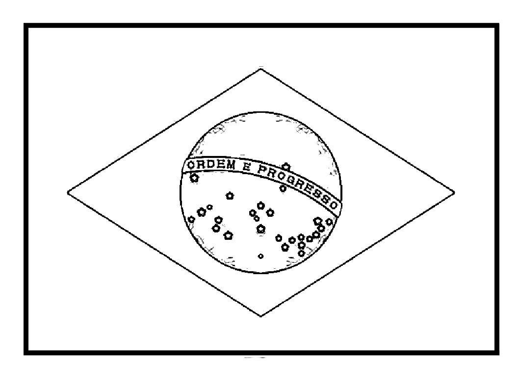 Brazil Flags For Coloring | Work | Brazil Flag, Flag Coloring Pages - Free Printable Brazil Flag