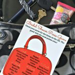 Bridal Shower What's In Your Purse Game (Plus A Free Printable) | A   Free Printable What&#039;s In Your Purse Game