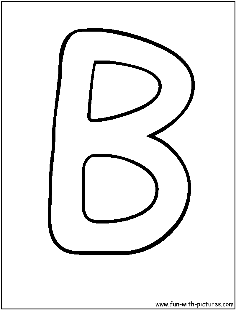 Bubble Letters B Coloring Page | Alphabet | Lettering, Bubble - Free Printable Bubble Letters