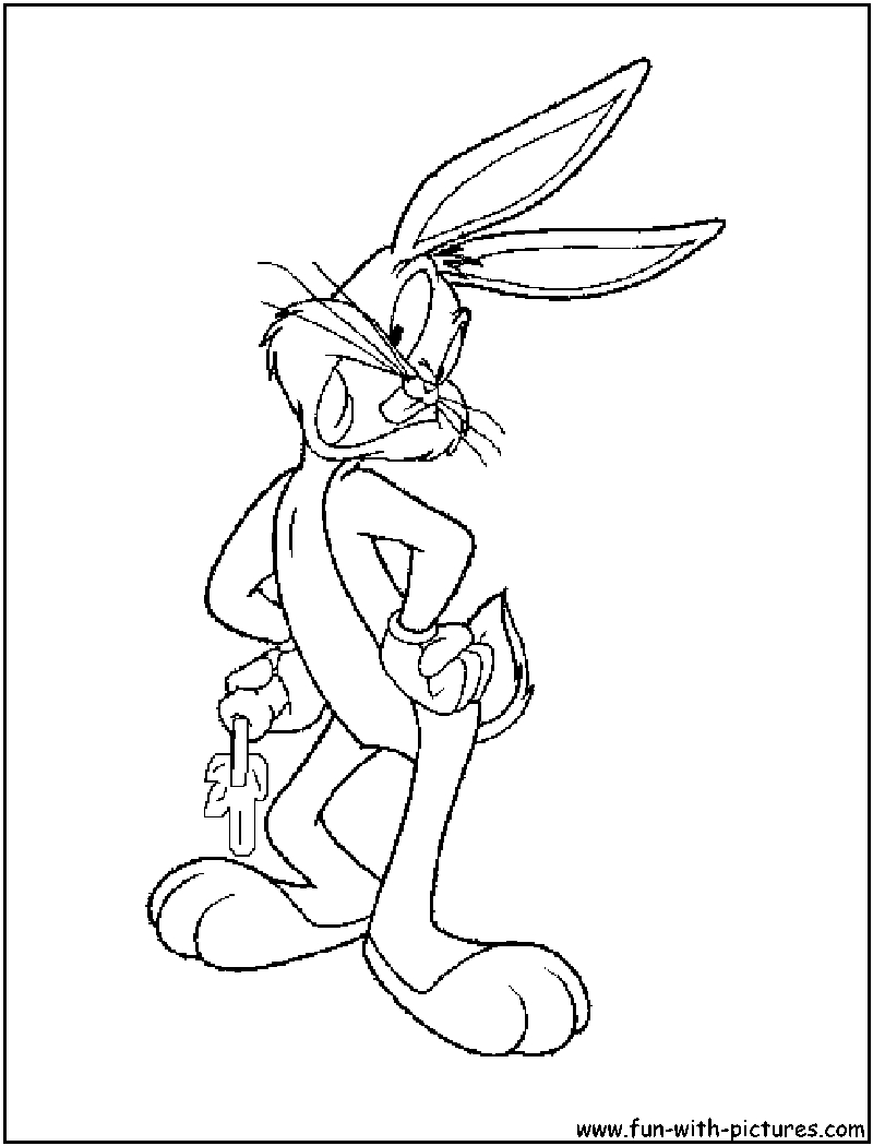 Bugs Bunny Coloring Pages - Coloring Pages For Kids - Free Printable Bugs Bunny Coloring Pages