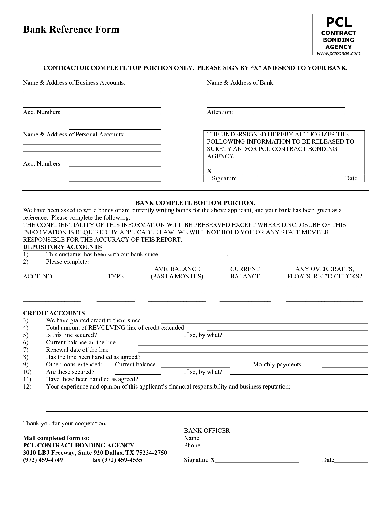 Business Credit Reference Form Template | Bagnas - Business Credit - Free Printable Business Credit Application Form