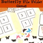 Butterfly File Folder Games: Free Printable!   Views From A Step Stool   Free Printable Math File Folder Games For Preschoolers