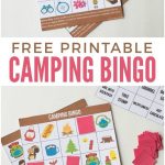 Camping Bingo Free Printable Cards | Free Printables | Camping Bingo   Free Printable Camping Games