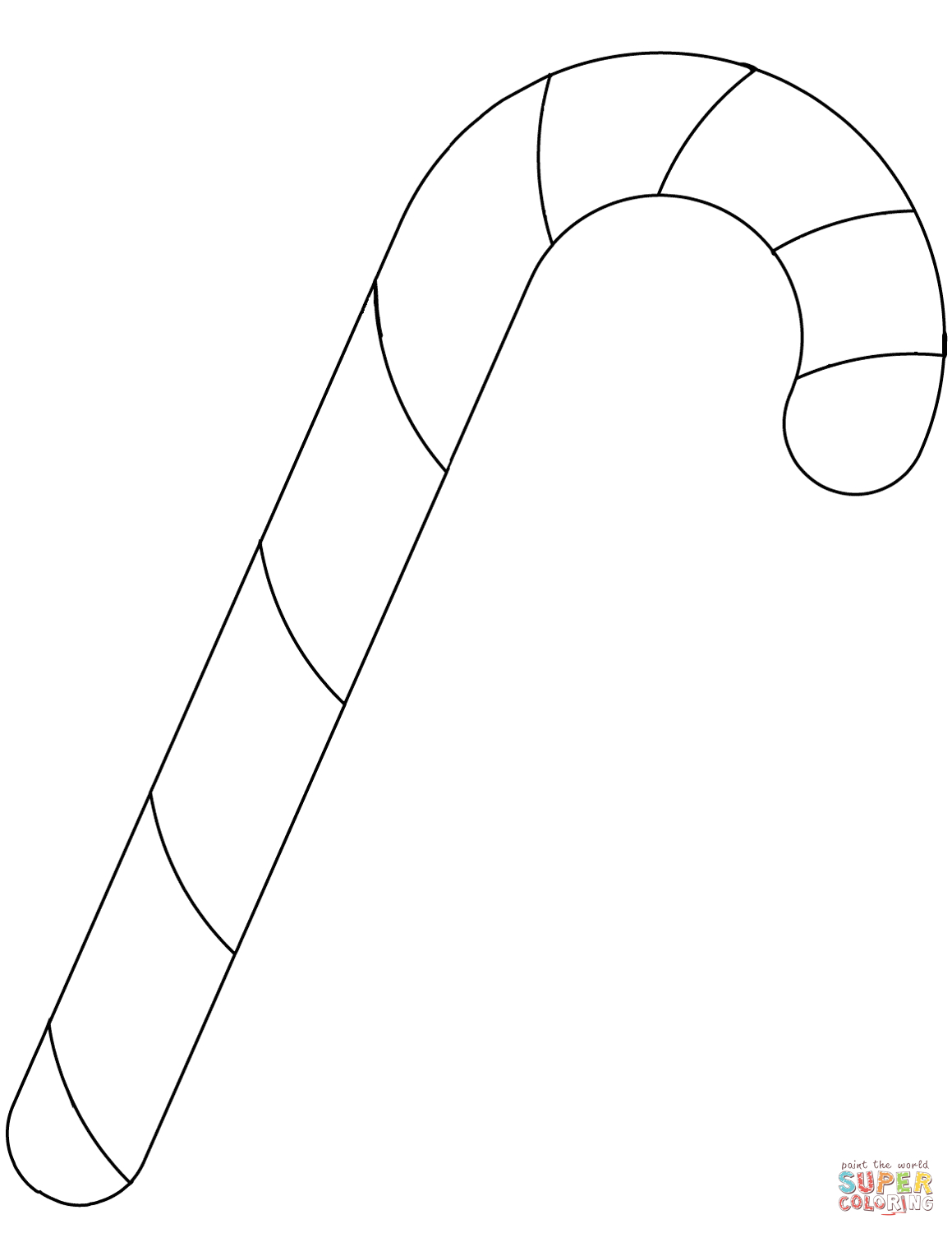 Free Candy Cane Template Printable Free Printable A to Z
