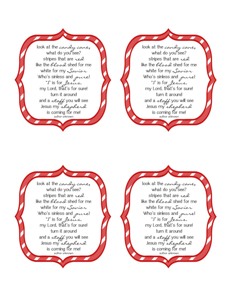 Candy Cane Poem | Christmas | Candy Cane Poem, Christmas Candy - Free Printable Candy Cane Poem