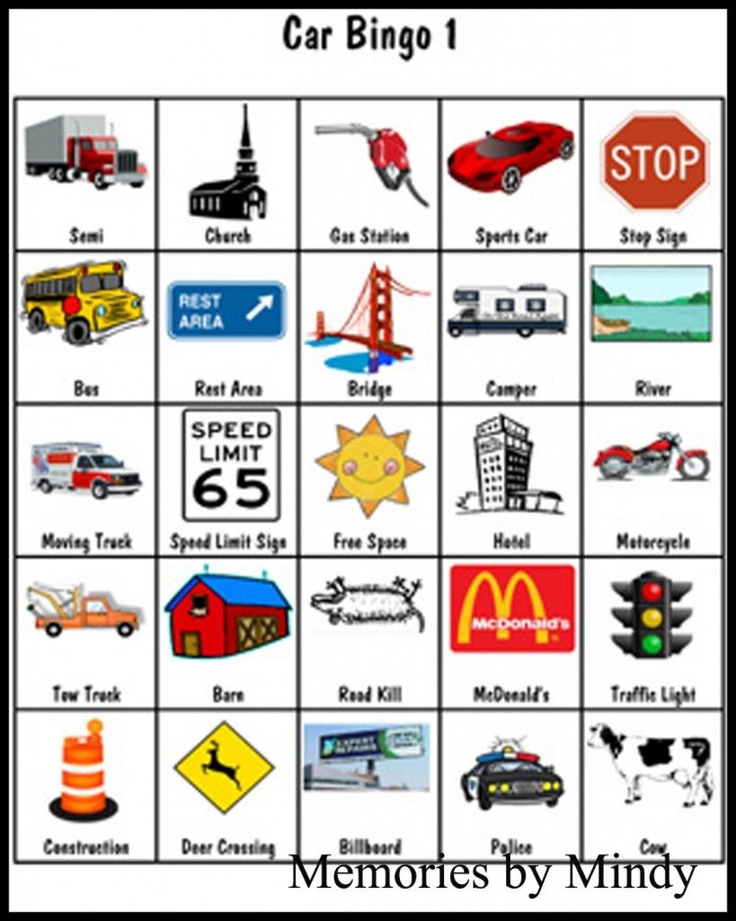 Car Bingo | Parenting | Road Trip With Kids, Road Trip Bingo, Car Bingo - Free Printable Car Bingo