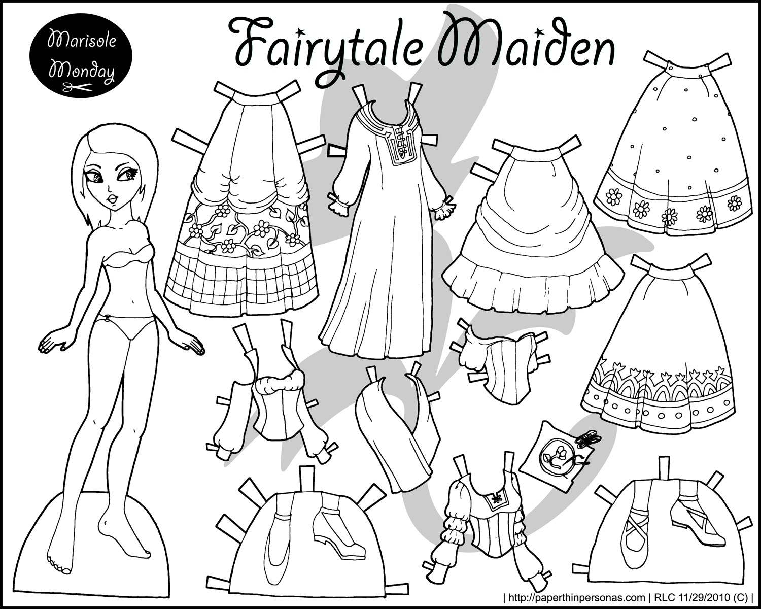 Category: Coloring Page 0 | Coloring Page - Free Printable Paper Doll Coloring Pages