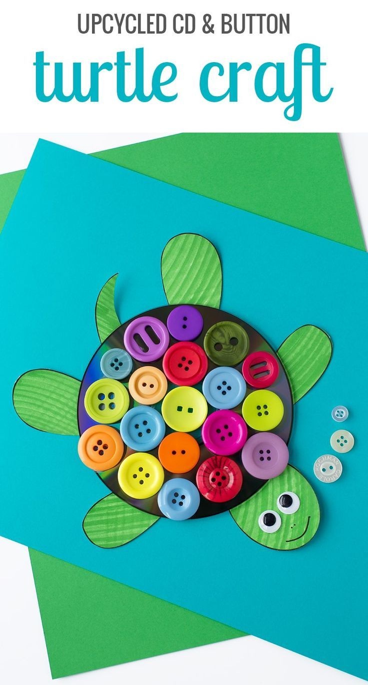 Cd And Button Turtle Craft | Preschool Pond Theme | Turtle Crafts - Free Printable Button Templates