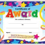 Certificate Template For Kids Free Certificate Templates   Free Printable Camp Certificates