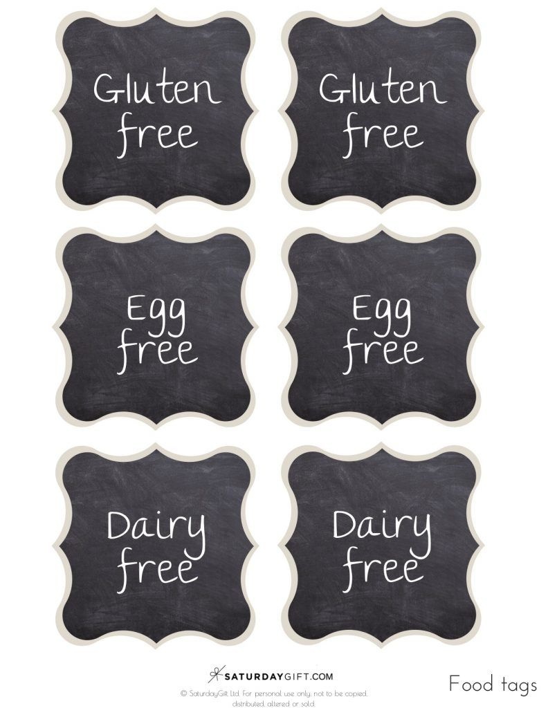 Chalkboard Buffet Food Labels {Free Printables} | Free Printables - Free Printable Food Tags For Buffet