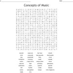 Choir Word Search   Wordmint   Free Printable Music Word Searches