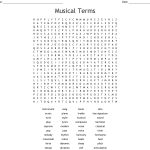 Choir Word Search   Wordmint   Free Printable Music Word Searches