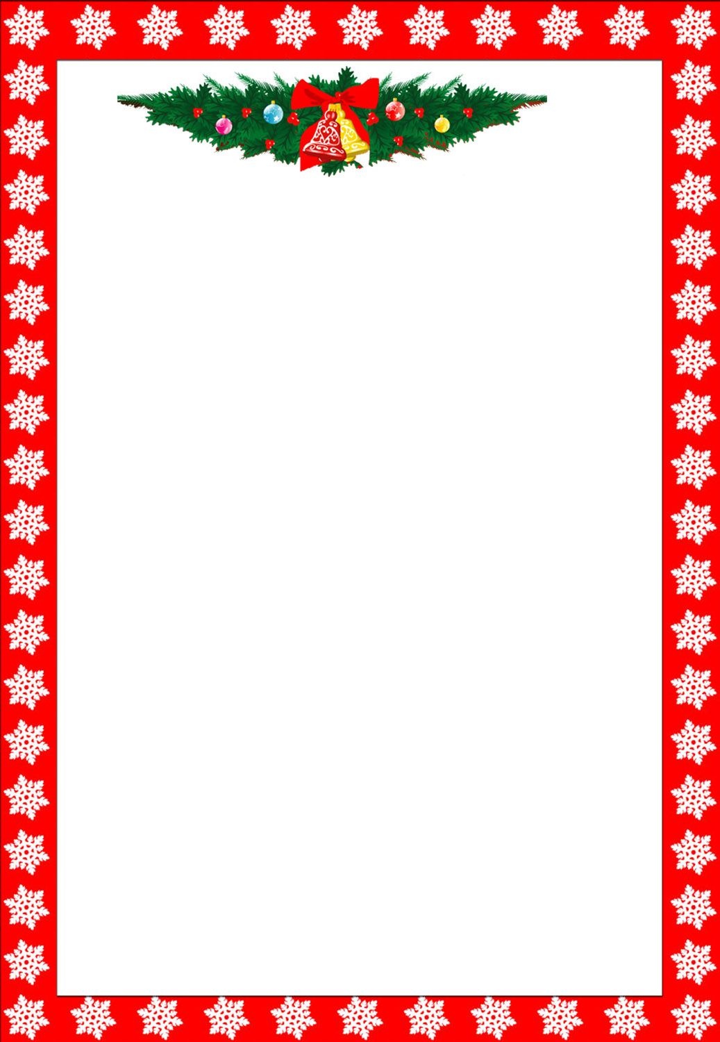 Christmas Clip Art Borders | Free Christmas Borders 020511 - Free Printable Christmas Paper With Borders