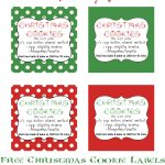 Christmas Cookies In A Jar | Recipe | Gifts In A Jar | Christmas – Free Printable Jar Labels Christmas