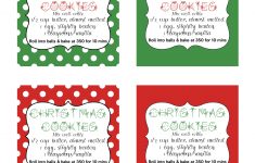 Christmas Cookies In A Jar | Recipe | Gifts In A Jar | Christmas – Free Printable Jar Labels Christmas