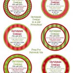 Christmas Cookies In A Jar | Recipe | Recipes | Christmas Cookie   Free Printable Mason Jar Labels Template