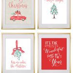 Christmas Free Printable Wall Art | Free Printables   Free Printable   Free Printable Christmas Art
