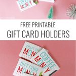 Christmas Gift Card Sleeves   Free Printable!   Free Printable Christmas Money Holders