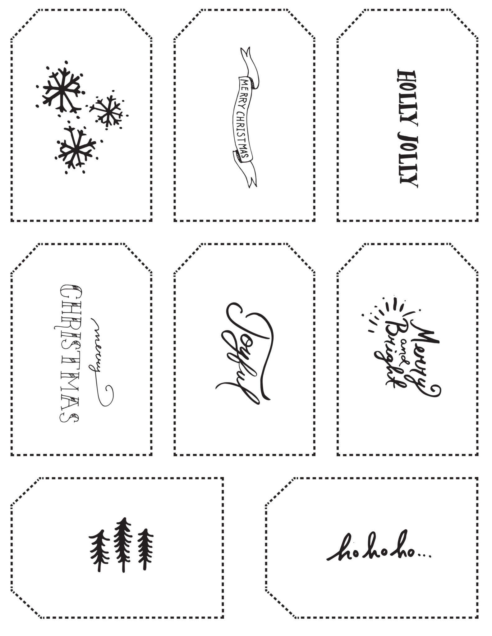 Christmas Gift Tags To Make Template Diy Gift Tag Printable 01 - Free Printable Gift Tags Templates
