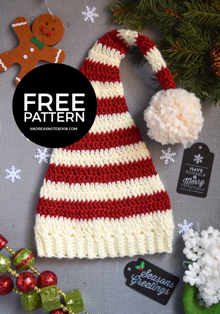 Christmas Hats For Newborn To Adult - Free Crochet Patterns - Free Printable Christmas Crochet Patterns