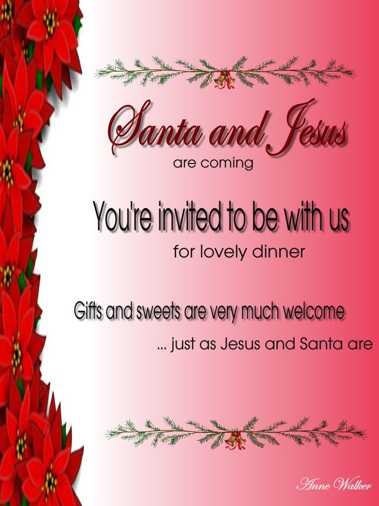 Christmas Invitation Template And Wording Ideas Christmas Free Printable Religious Christmas