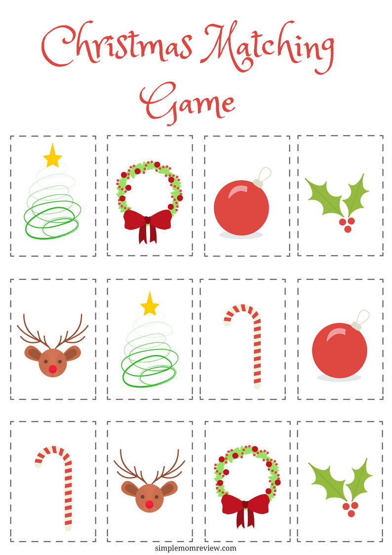 Free Printable Matching Cards 