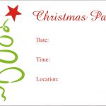 Christmas Party Free Printable Holiday Invitation Personalized Party   Free Printable Christmas Party Flyer Templates