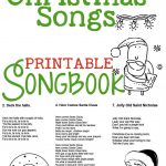 Christmas Songs For Kids – Free Printable Songbook! A Coloring Book   Free Printable Personalized Children&#039;s Books