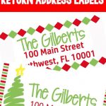 Christmas Themed Return Address Labels | The Ultimate Pinterest   Free Printable Return Address Labels