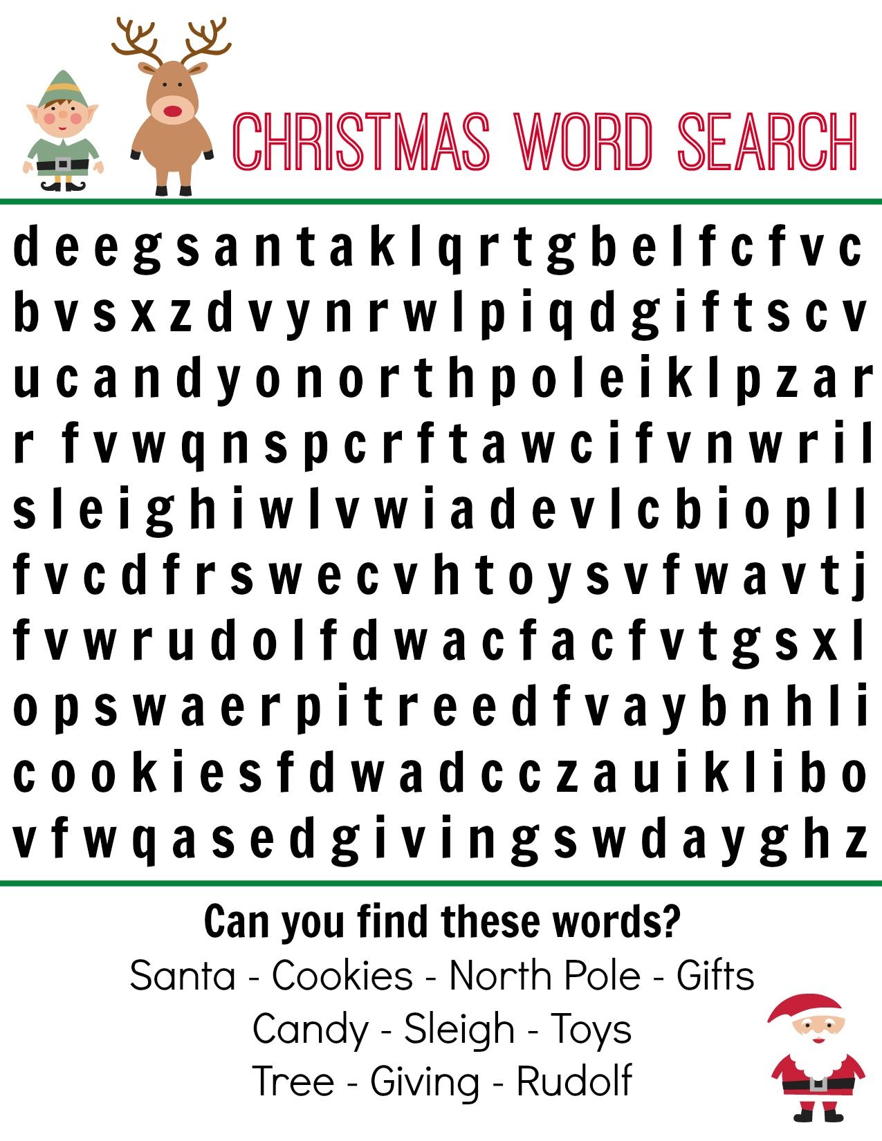 Christmas Word Search Free Printable | Printables &amp;amp; Coloring Pages - Free Printable Christmas Word Search Pages
