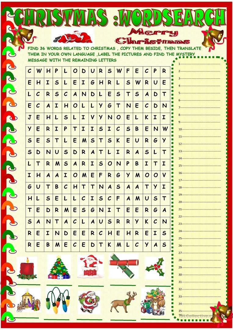 Create Word Search Puzzle With Hidden Message