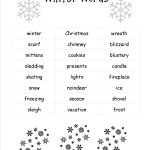 Christmas Worksheets And Printouts   Free Printable Holiday Worksheets