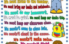 Classroom Rules – Poster Worksheet – Free Esl Printable Worksheets – Free Printable Classroom Rules Worksheets