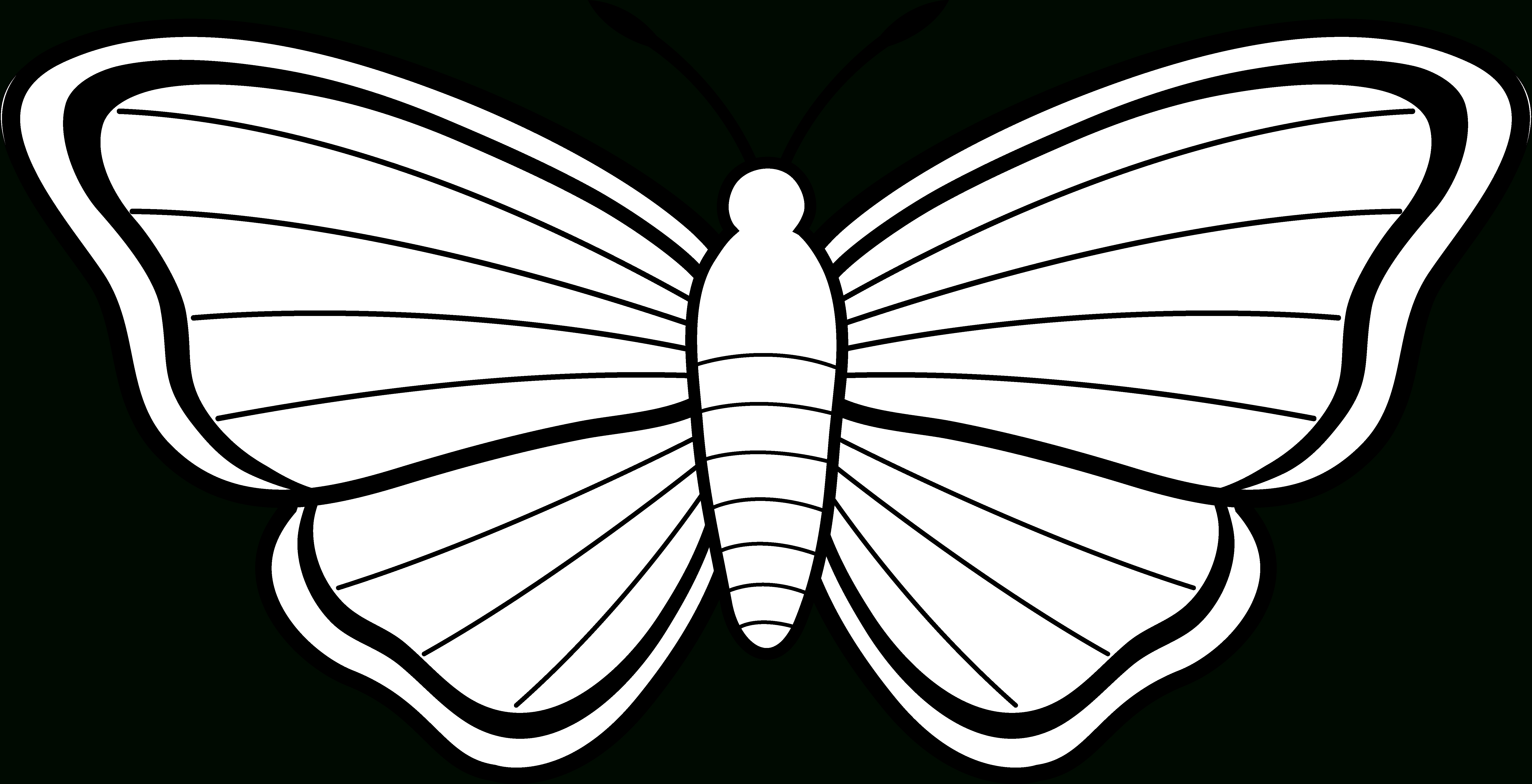 Clipart Butterfly Outline | Clipart Panda - Free Clipart Images - Free Printable Butterfly Clipart