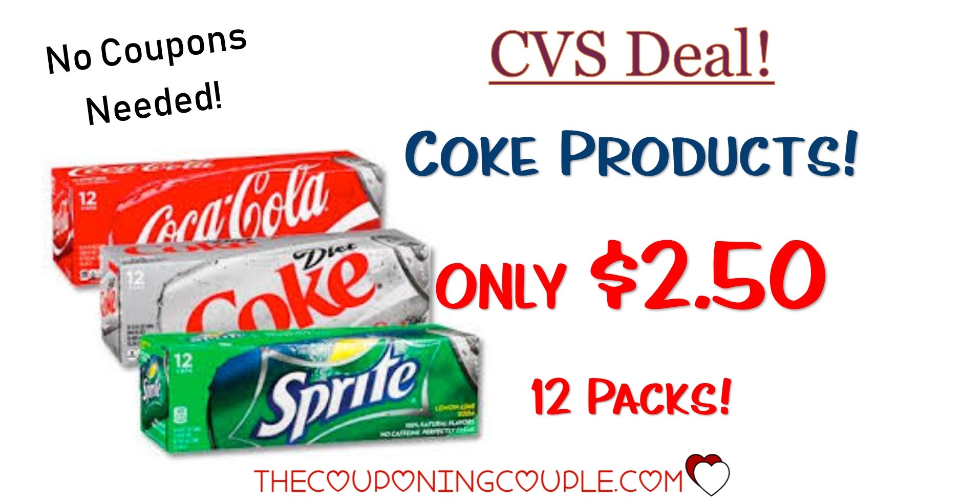 Coca-Cola Products $2.50 Per 12-Pack @ Cvs - Free Printable Coupons For Coca Cola Products